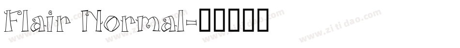 Flair Normal字体转换